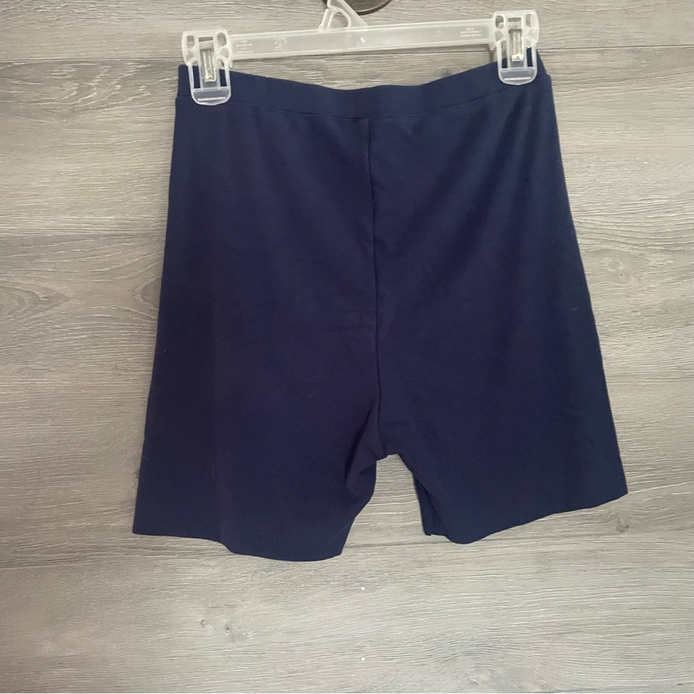 White Fox Ribbed Shorts - Picture 3 of 5